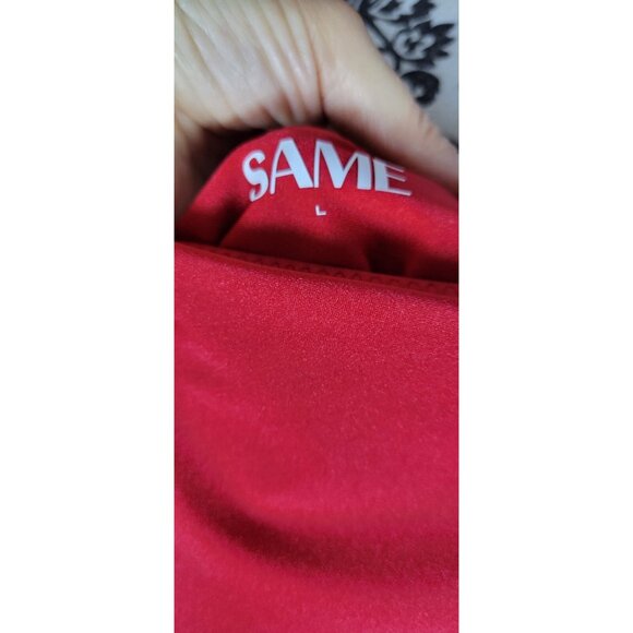 SAME LOS ANGELES One Piece Swimsuit Womens Color Red Large Flower - Picture 6 of 11